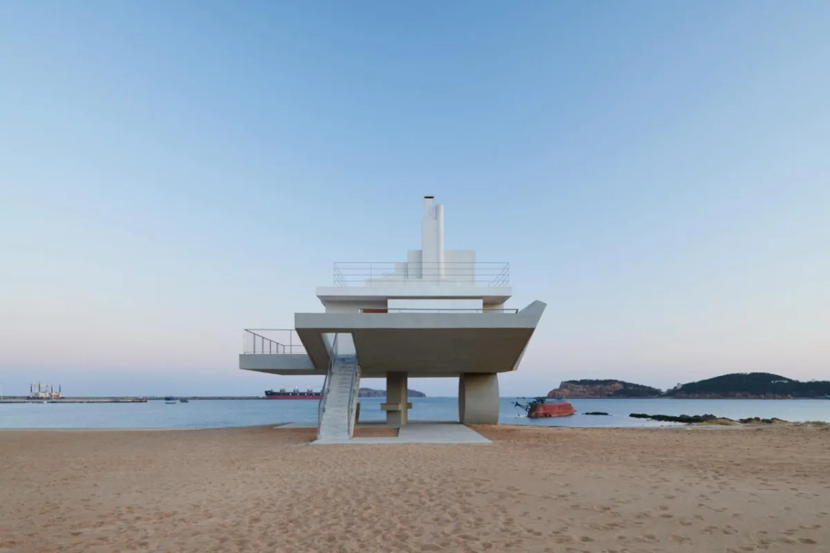 BIM建筑|海边浮亭 / 迹·建筑事务所（TAO）