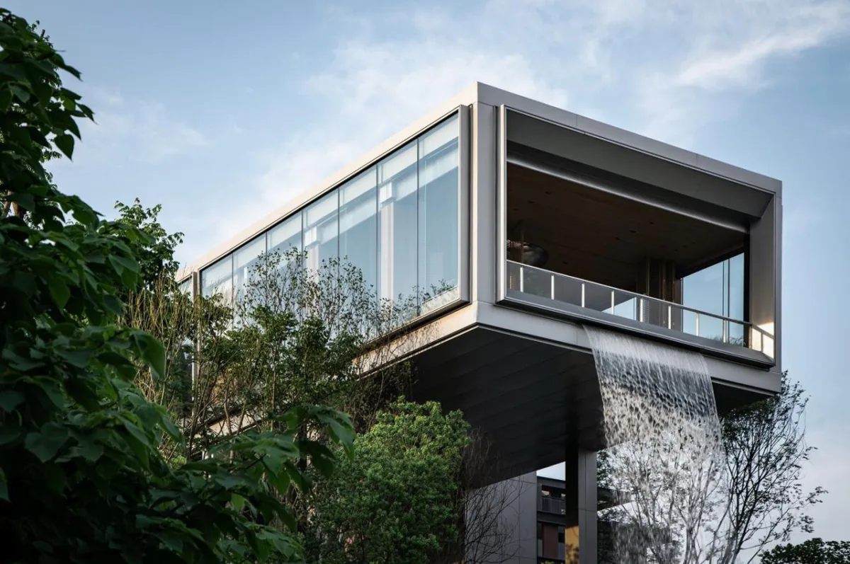 BIM建筑|金地·湖山樾社区中心 / PTA上海柏涛