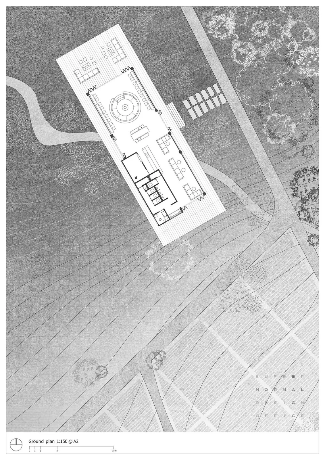 BIM建筑|峨眉山高桥小镇 / 超级平常空间设计