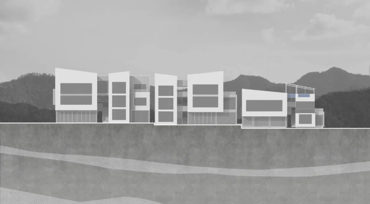 BIM建筑|岐院：山川 · 素屋 · 窗，千岛湖 / 平介设计