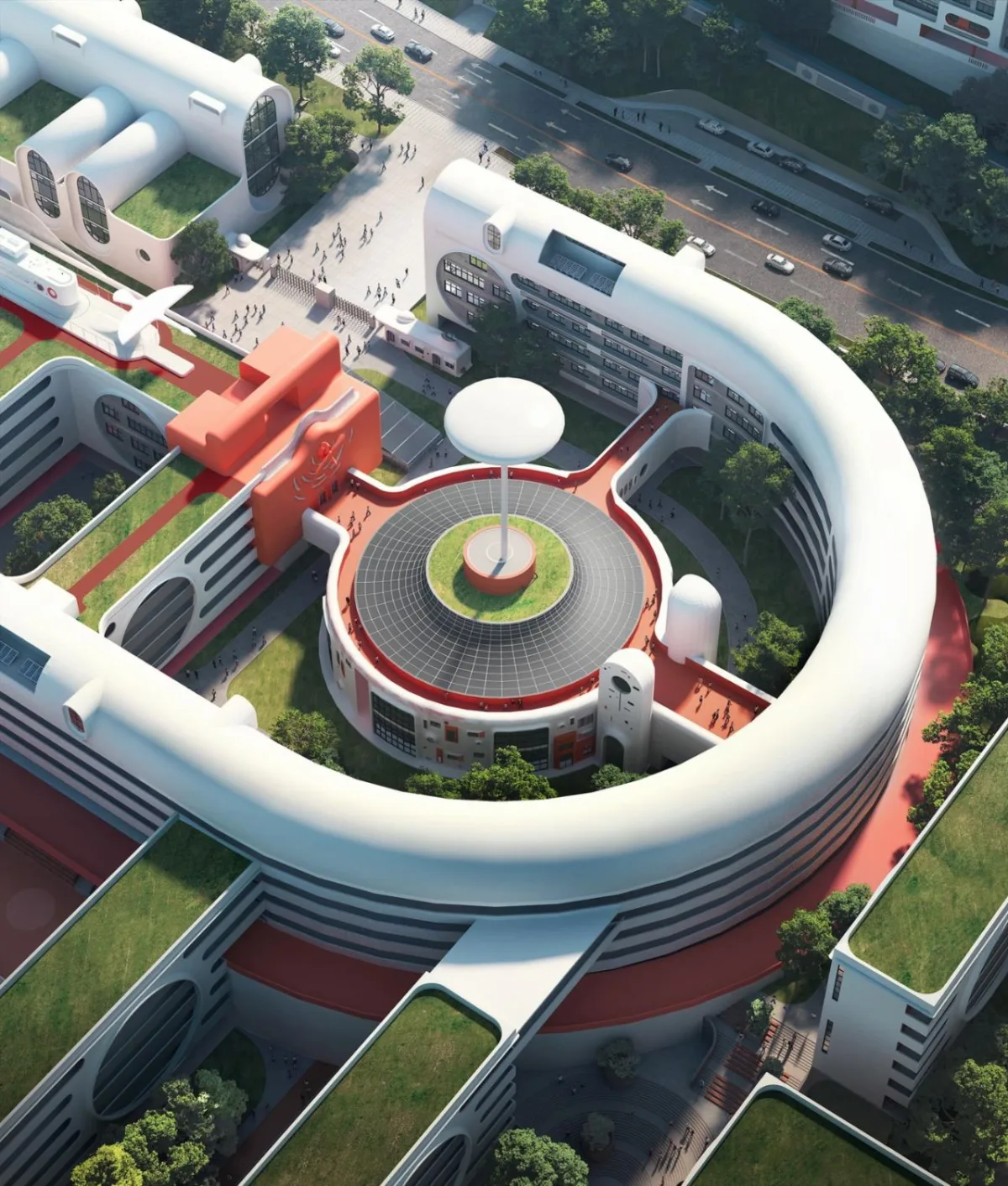 BIM建筑|未来者校园：西部（重庆）科学城未来校园国际竞赛 / 王俊宝DIKA