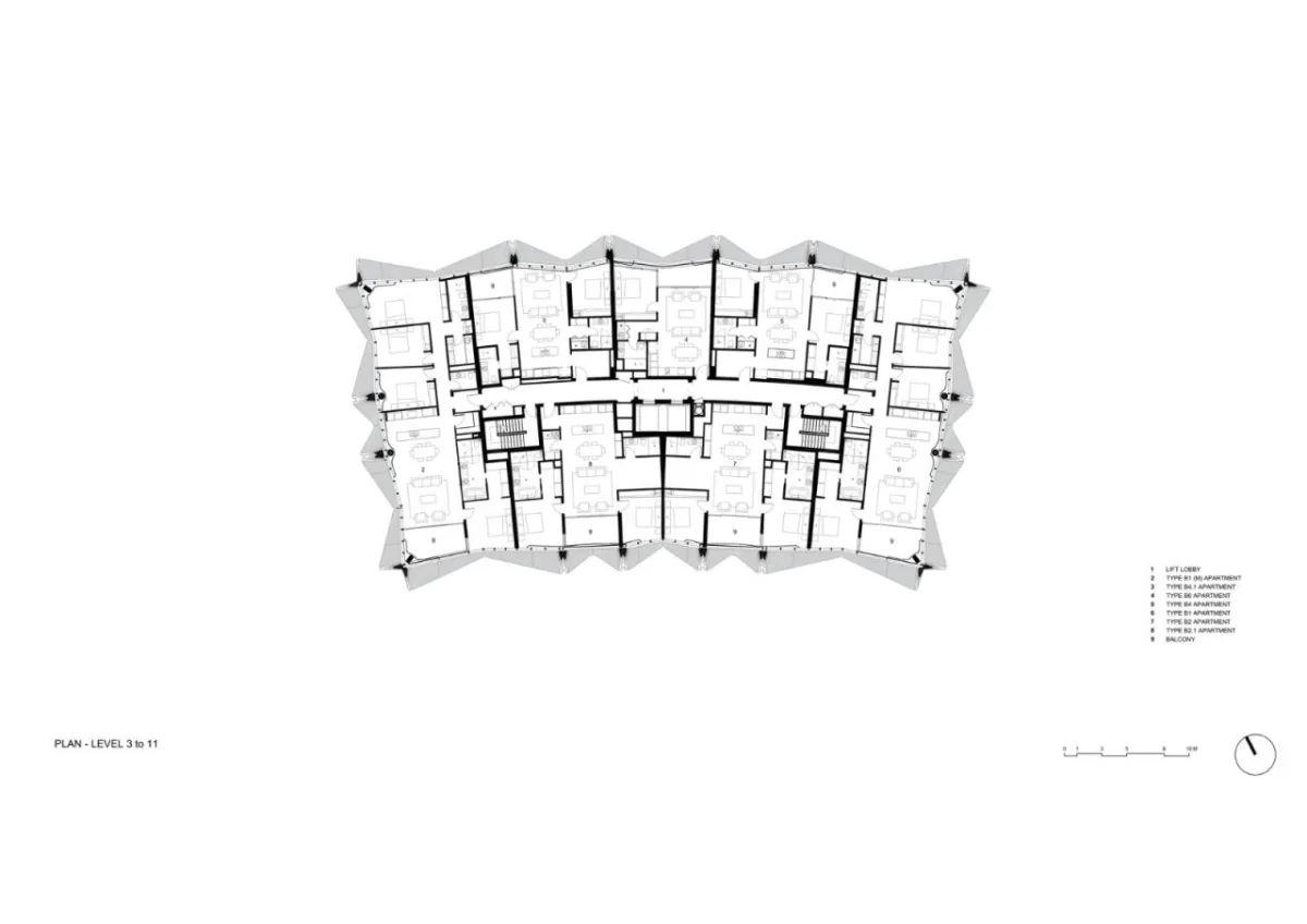 BIM建筑|The Lanes 公寓 / Contreras Earl Architecture