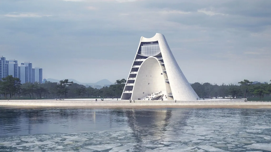 BIM建筑|开放建筑工作室展示“太阳塔”设计