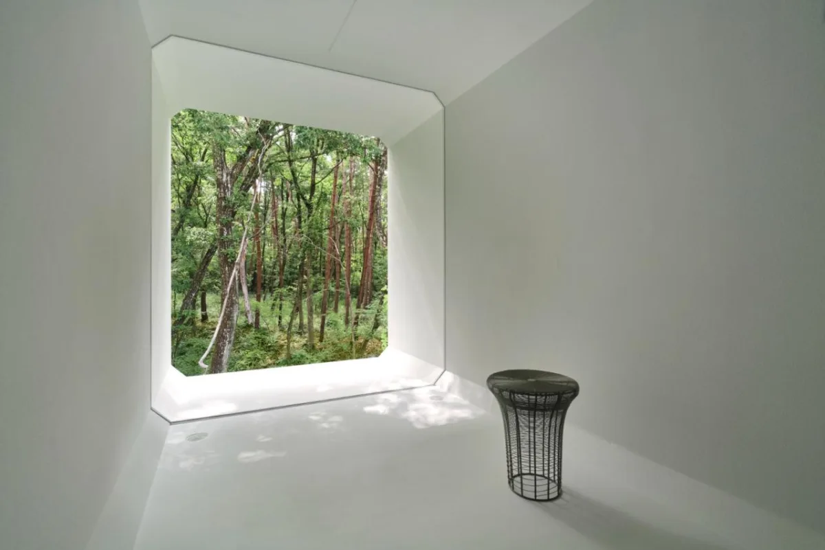 BIM建筑|日本长野极简酒店 Culvert，预制混凝土隧道 / nendo