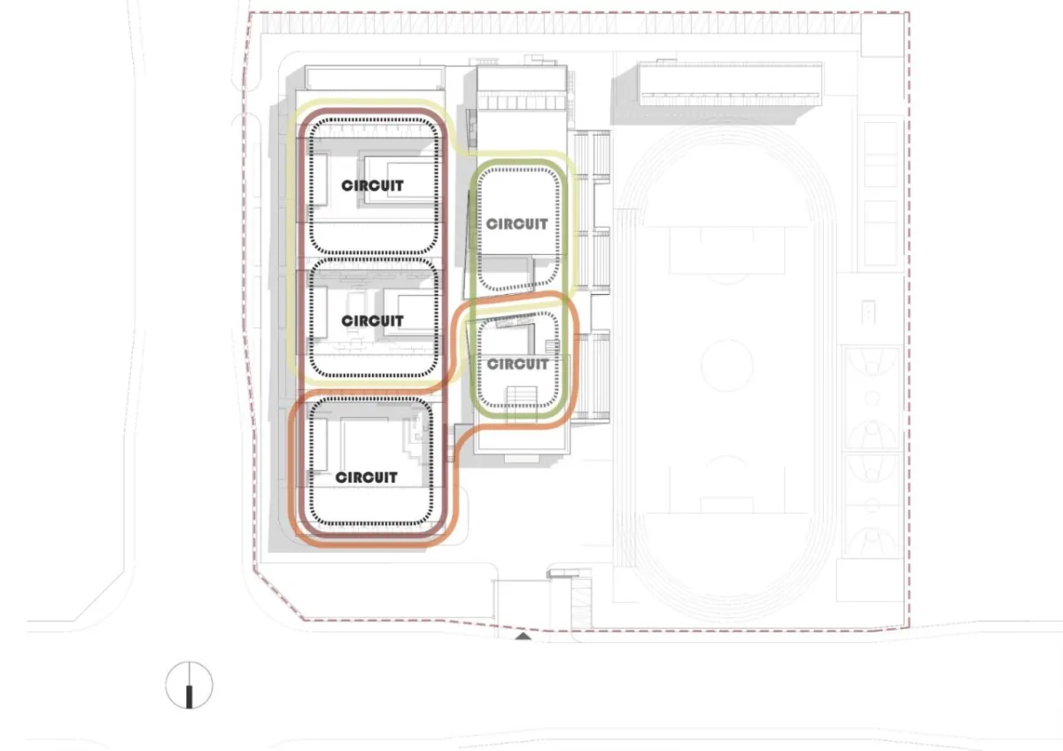 BIM建筑|郑州航空港第八安置区配套中学暨郑州第130中学 / 上海联创设计集团