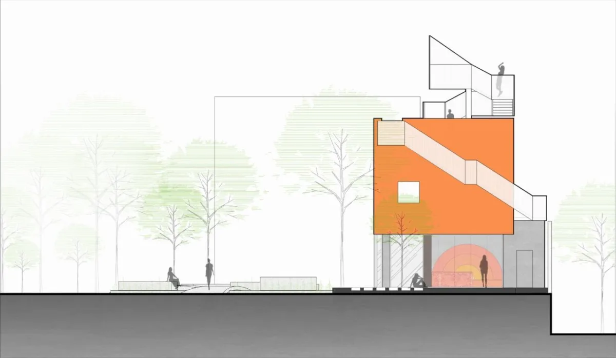 BIM建筑|工业遗址世界里的橙色糖果-未来社HOUSE / Wutopia Lab