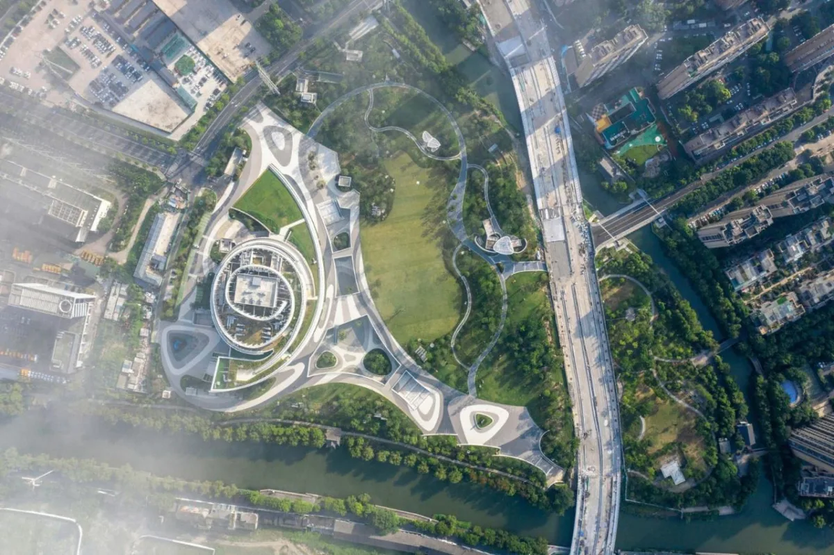 BIM建筑|杭州运河中央公园（二期）/ 浙江省建筑设计研究院