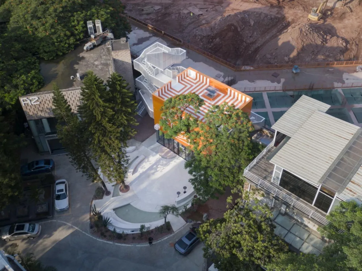 BIM建筑|工业遗址世界里的橙色糖果-未来社HOUSE / Wutopia Lab