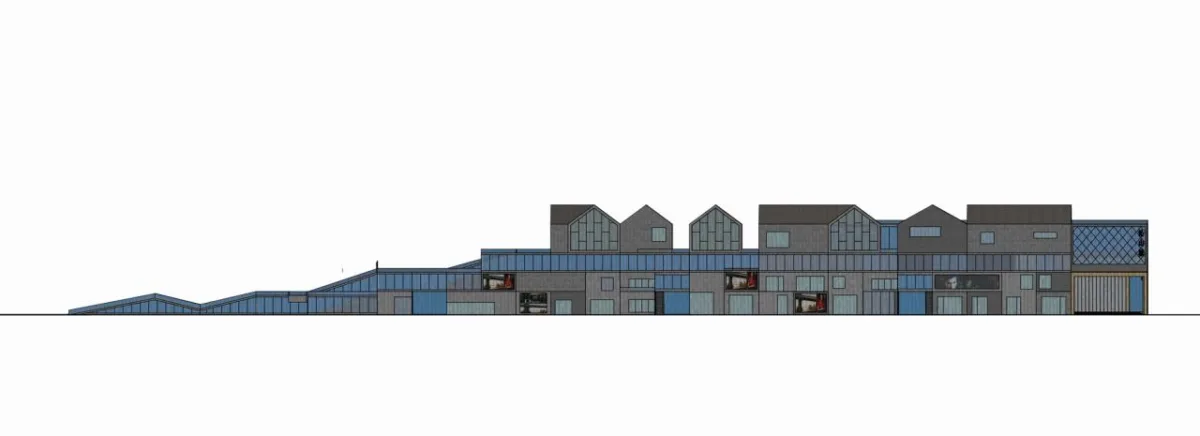 BIM建筑|古典之鱼——沁水杏河商业带 / 宽建筑 & 北京城建设计发展集团