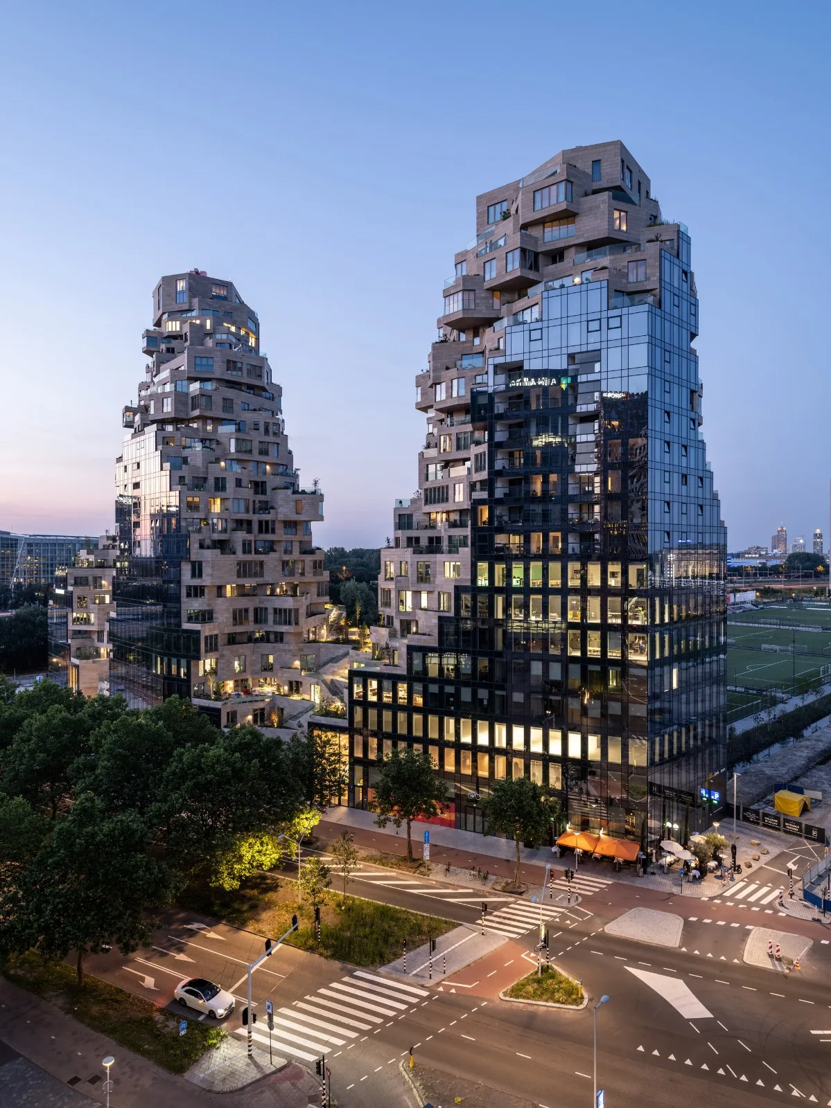 BIM建筑|“山谷”塔楼群 / MVRDV