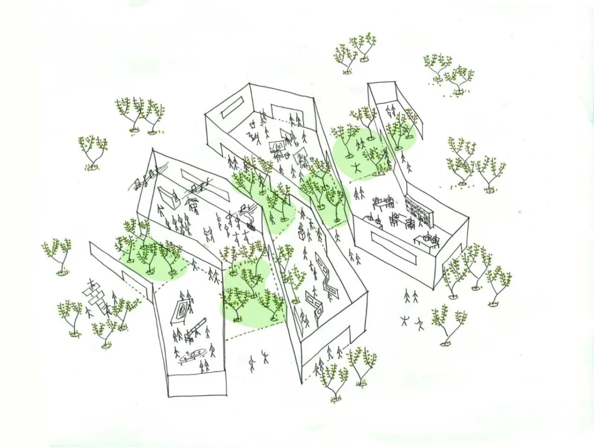 BIM建筑|友兰中学图艺综合楼 / WAU建筑事务所