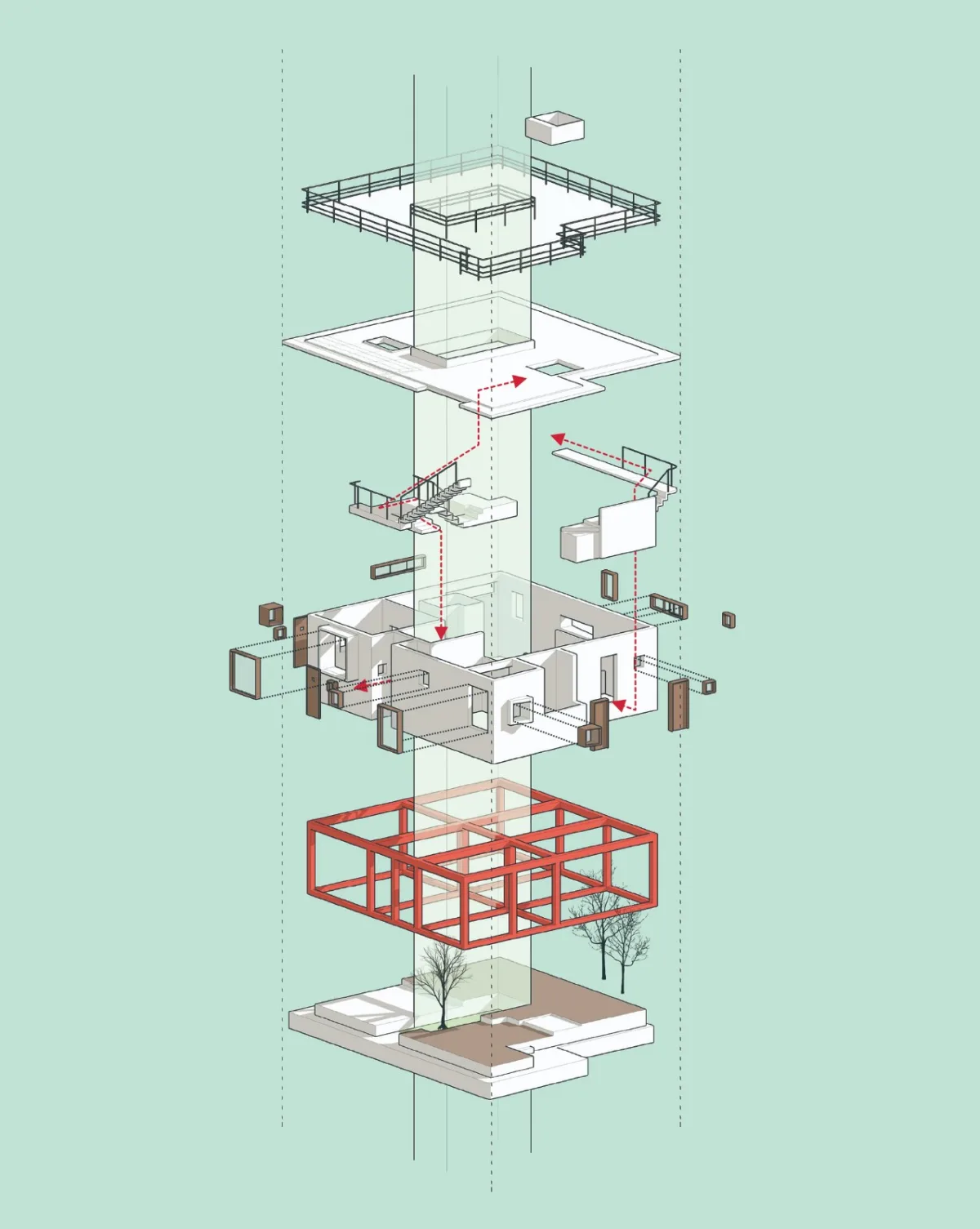 BIM建筑|姬沐苒的家 / 阿穆隆设计工作室