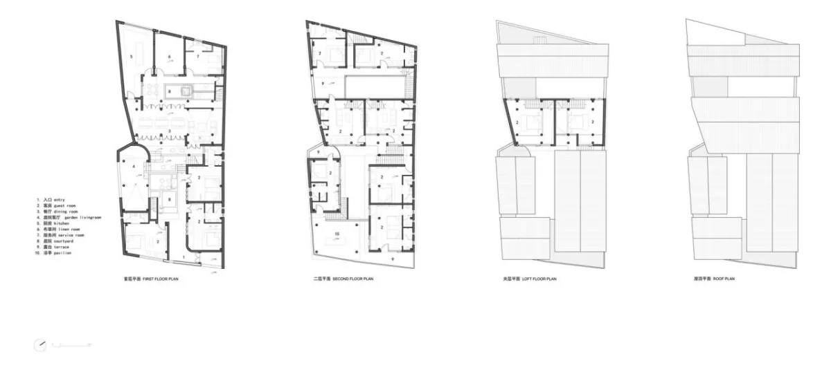 BIM建筑|腾冲叁柒廿壹院子 / 亼建筑