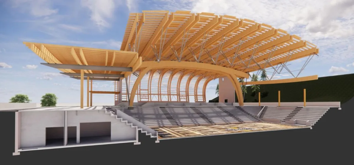 BIM建筑|爱达荷大学中央信用合作社体育馆 / Opsis Architecture
