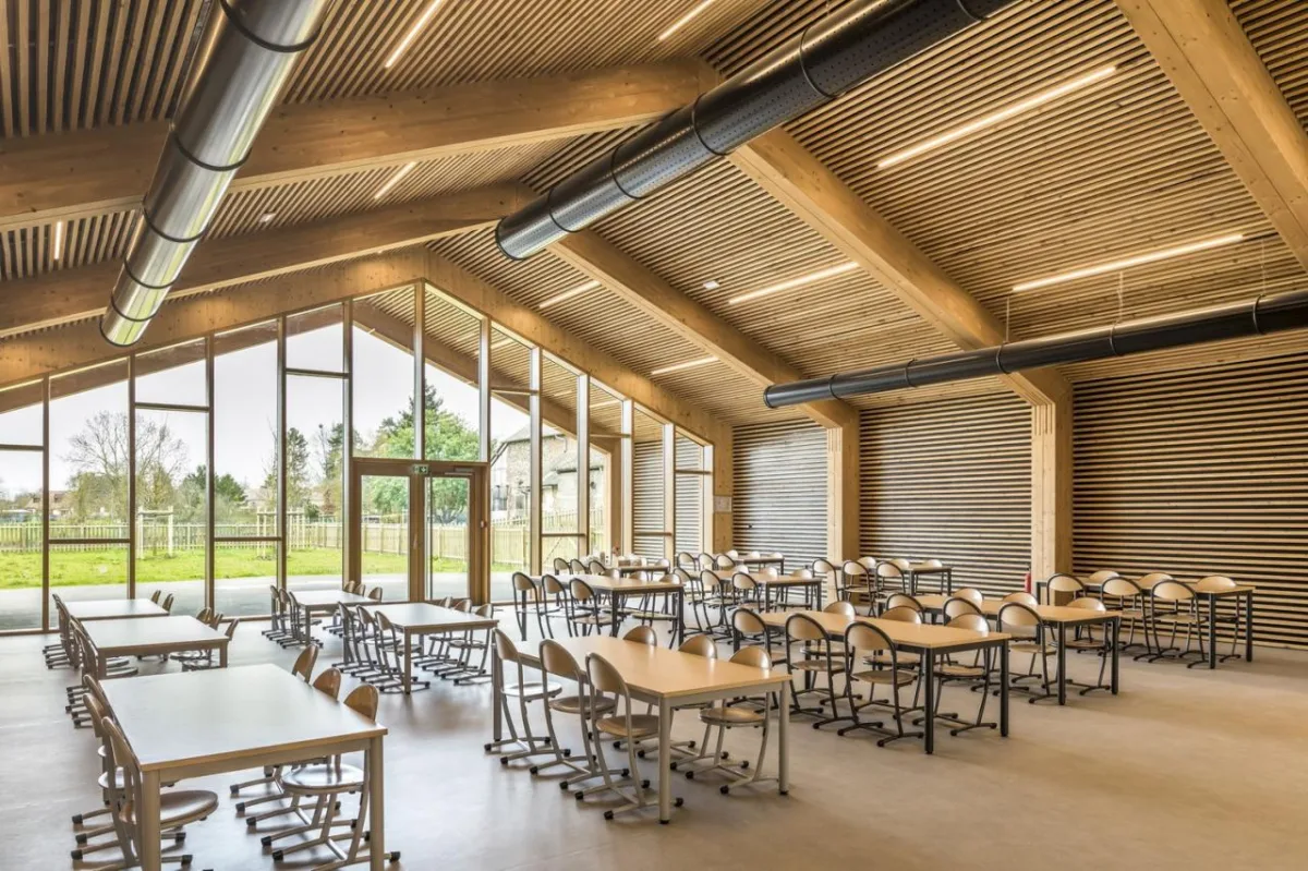 BIM建筑|Les Coteaux Fleuris 学校 / HEMAA Architectes + Hesters Oyon