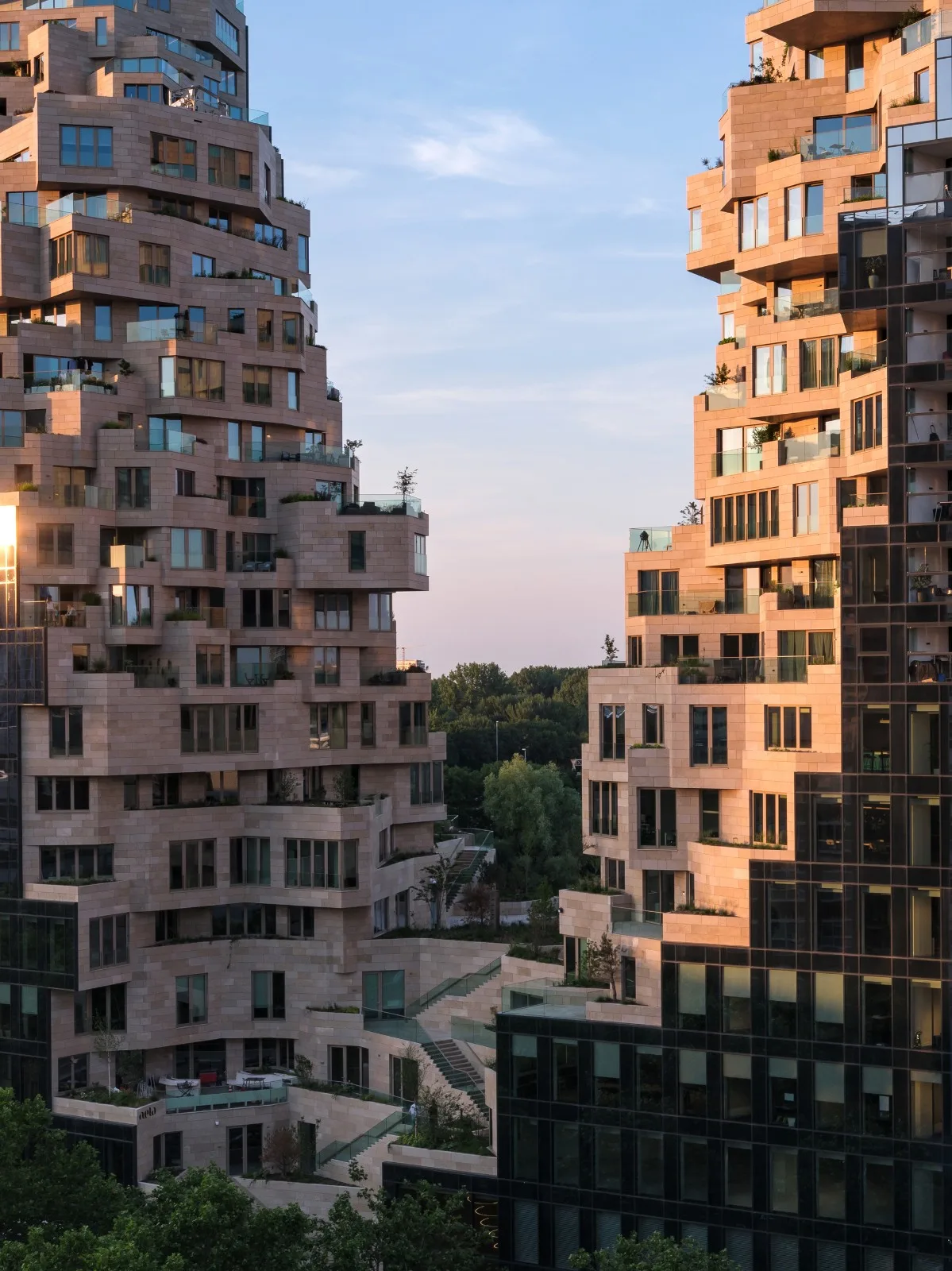 BIM建筑|“山谷”塔楼群 / MVRDV