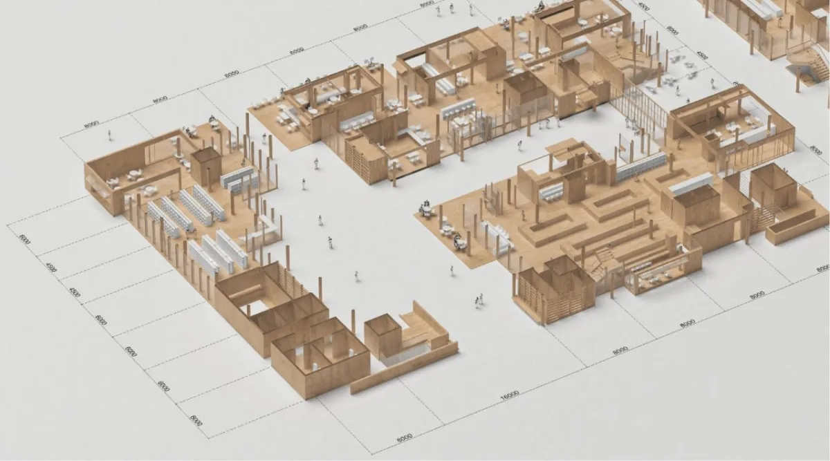 BIM建筑|普罗理想国集市 / a9a建筑设计事务所