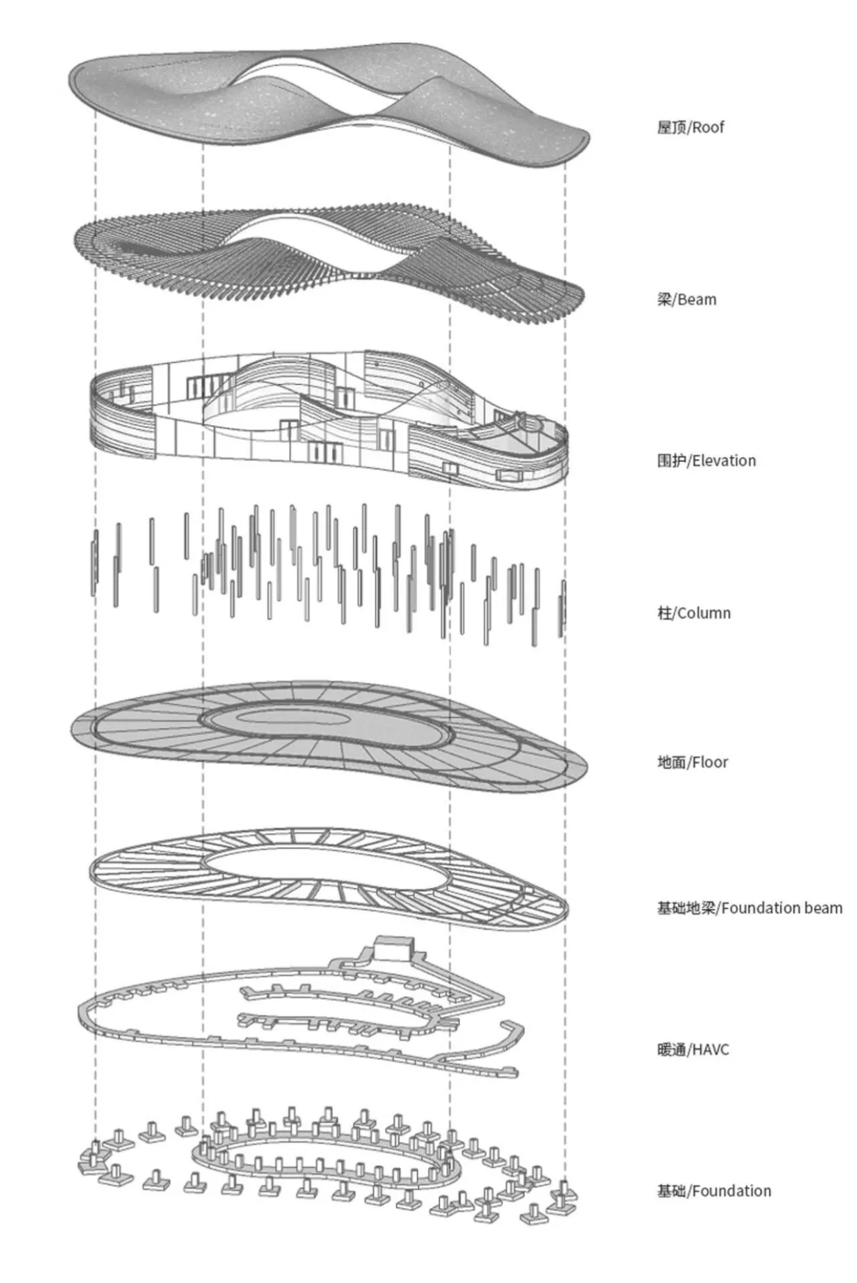 BIM建筑|柒村艺术设计中心 / 时地建筑