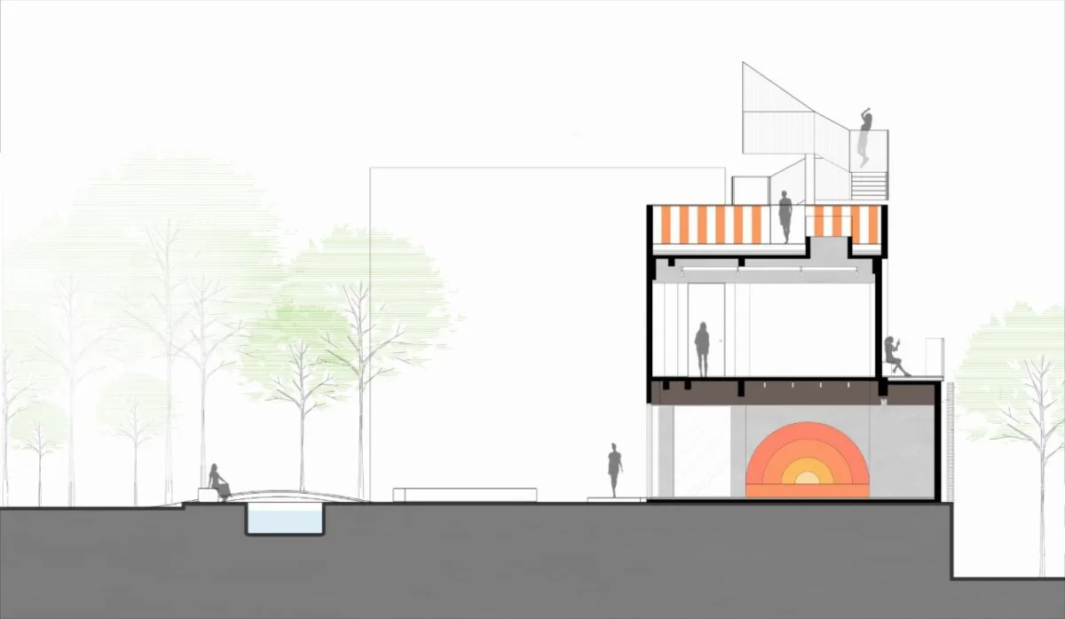 BIM建筑|工业遗址世界里的橙色糖果-未来社HOUSE / Wutopia Lab