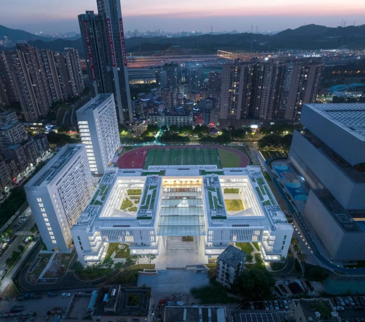 BIM建筑|深圳市红山中学 / 华阳国际设计