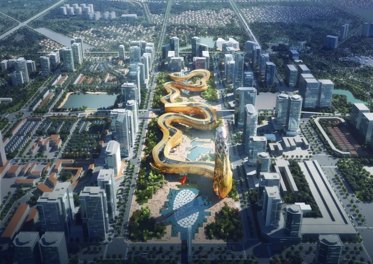 BIM建筑|最长建筑，河内龙塔方案公布 / Dewan Architects + Engineers