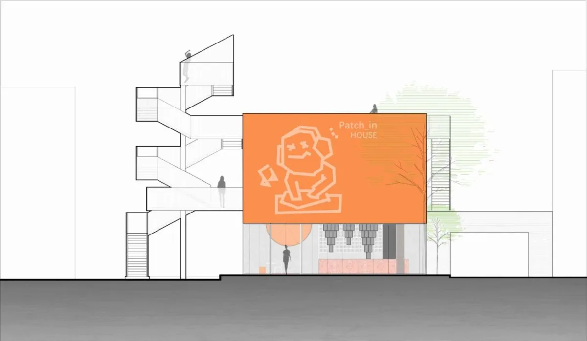 BIM建筑|工业遗址世界里的橙色糖果-未来社HOUSE / Wutopia Lab