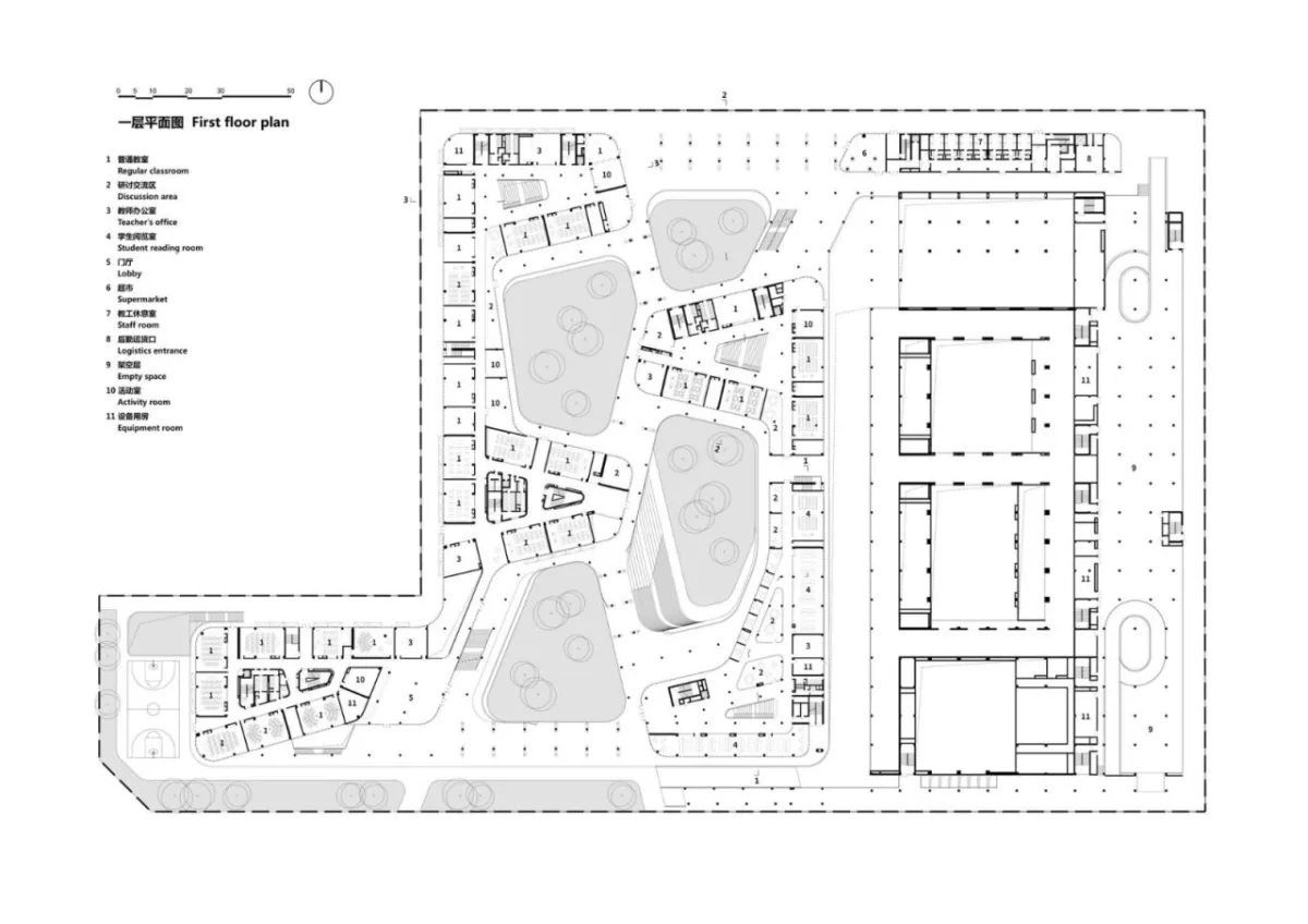 BIM建筑|清华大学附属中学广华学校 / 北京市建筑设计研究院