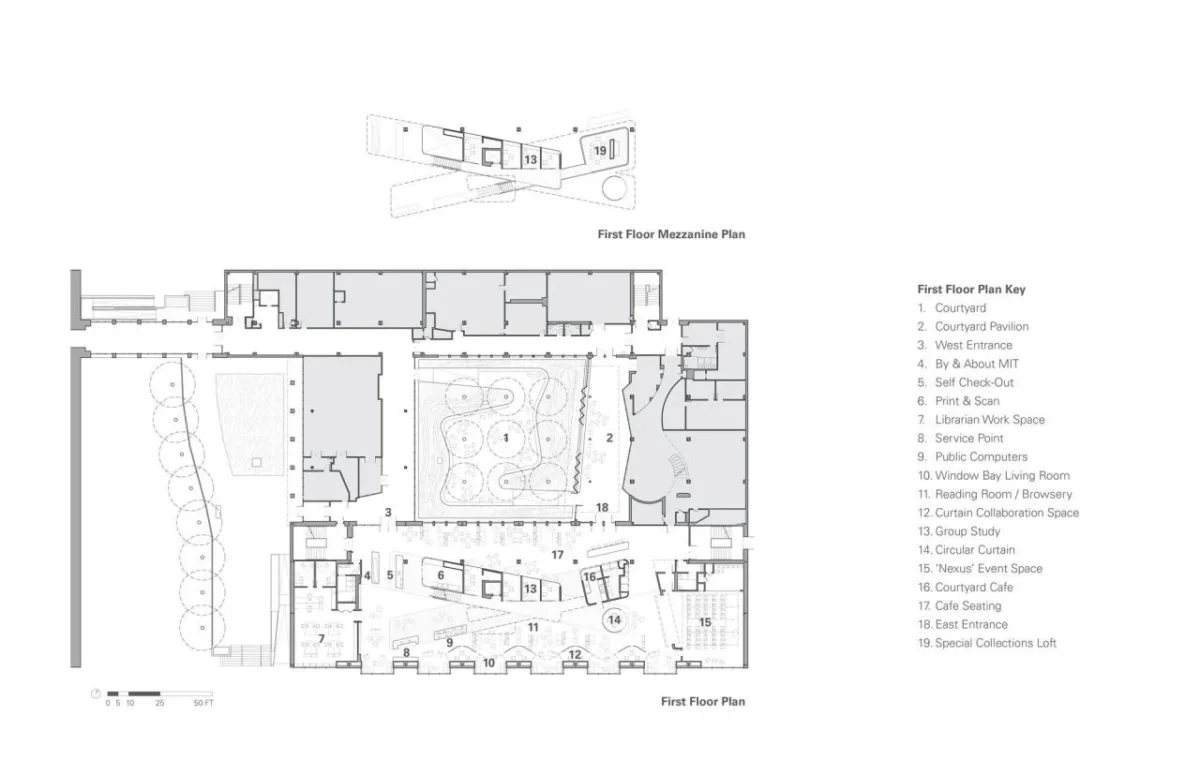 BIM建筑|MIT 麻省理工学院海登图书馆 / Kennedy & Violich Architecture