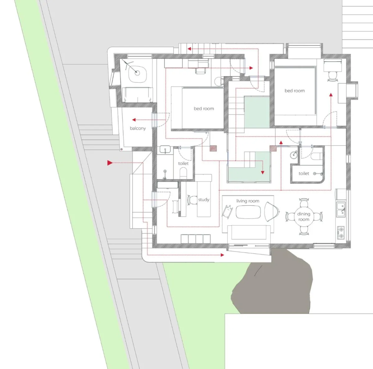 BIM建筑|姬沐苒的家 / 阿穆隆设计工作室