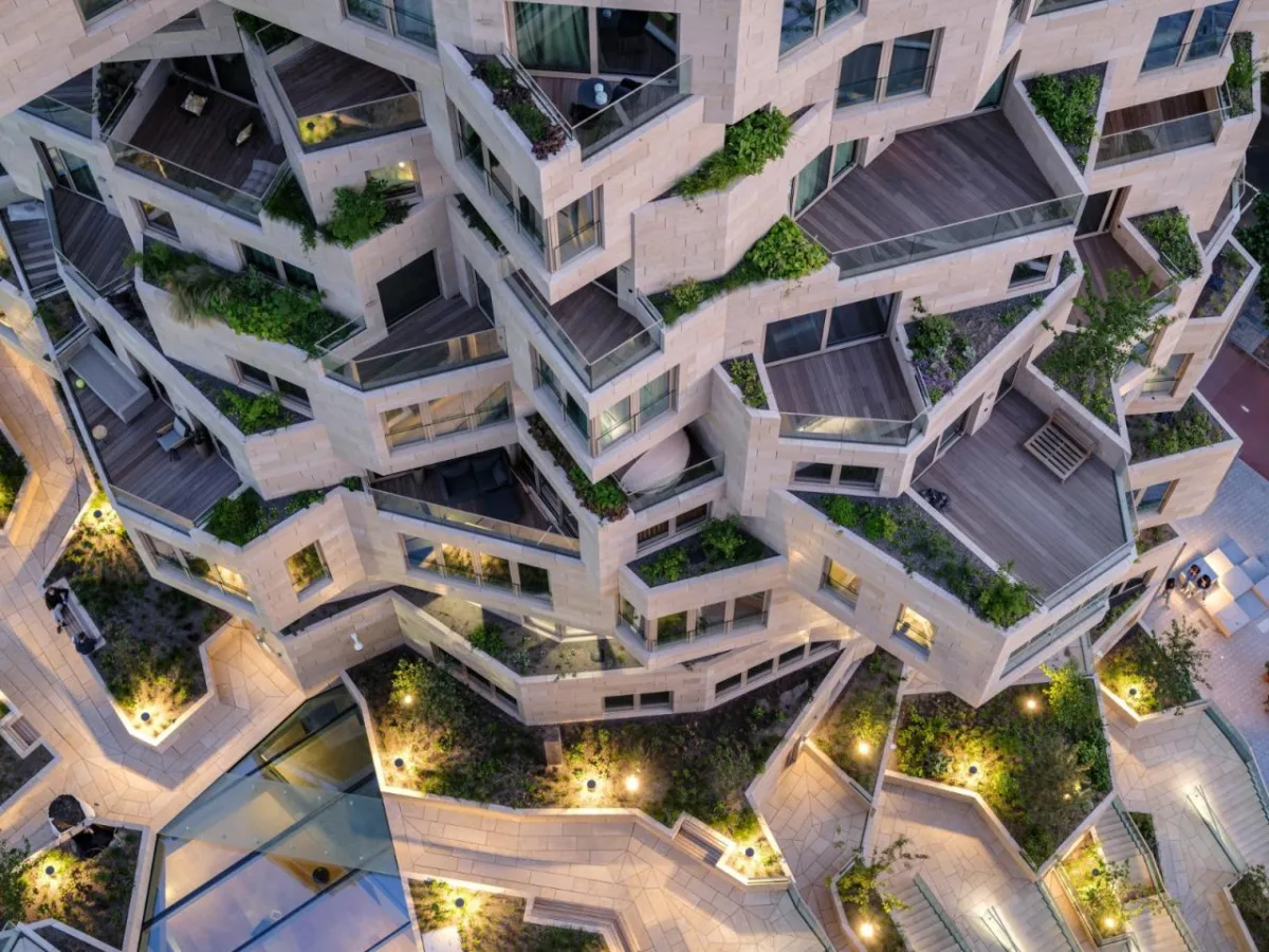 BIM建筑|“山谷”塔楼群 / MVRDV