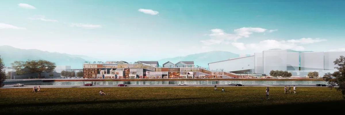 BIM建筑|古典之鱼——沁水杏河商业带 / 宽建筑 & 北京城建设计发展集团