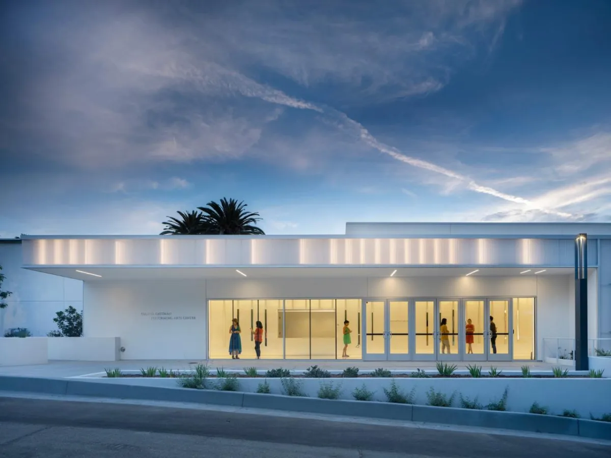 BIM建筑|Glorya Kaufman 表演艺术中心 / AUX Architecture