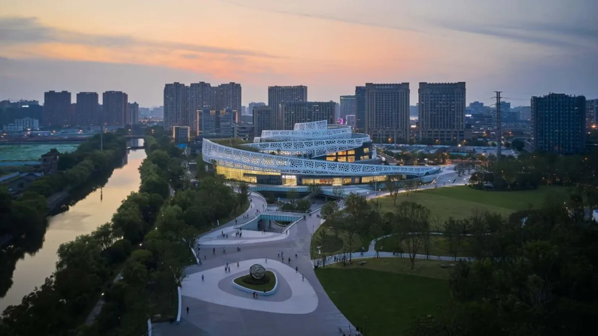 BIM建筑|杭州运河中央公园（二期）/ 浙江省建筑设计研究院