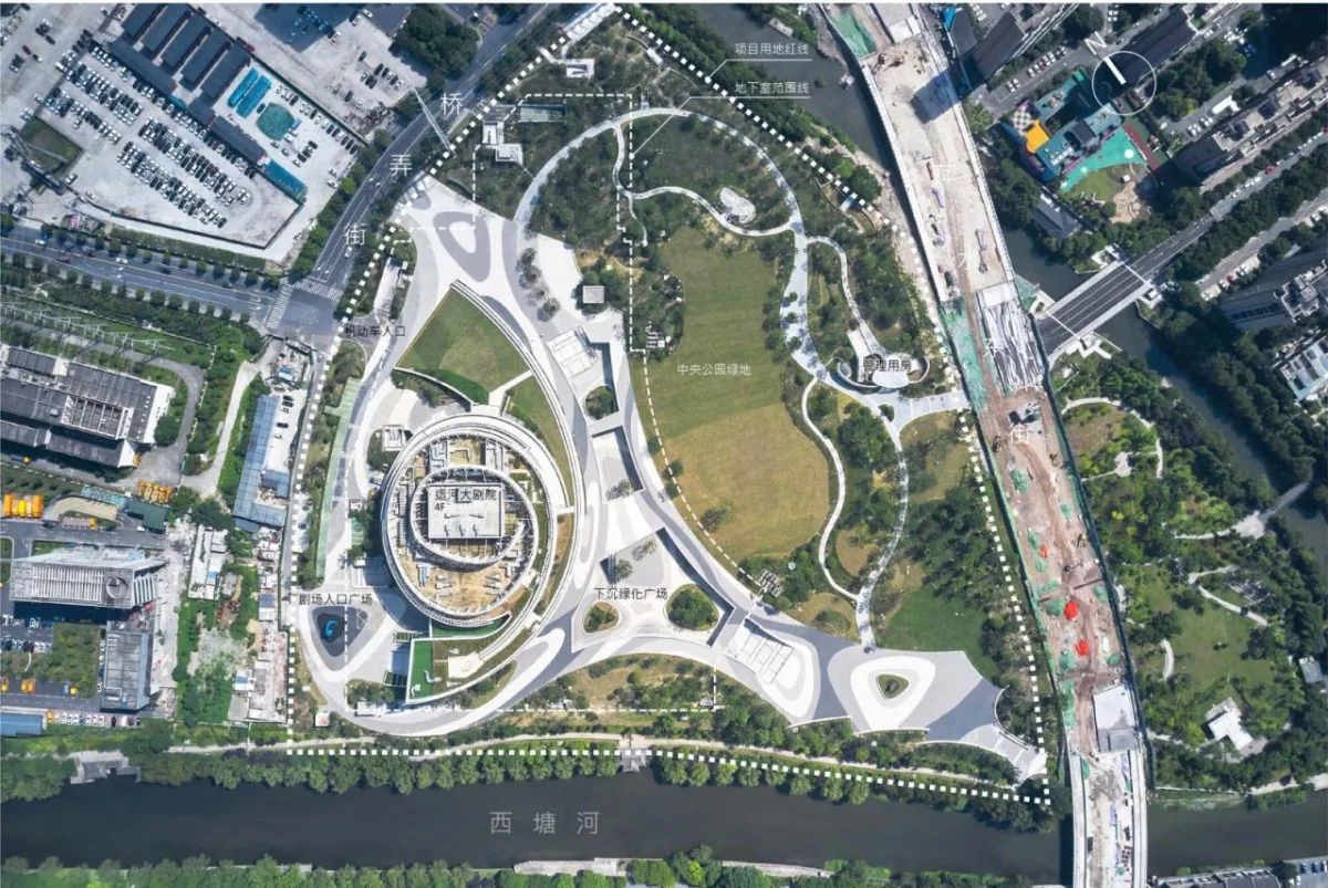 BIM建筑|杭州运河中央公园（二期）/ 浙江省建筑设计研究院
