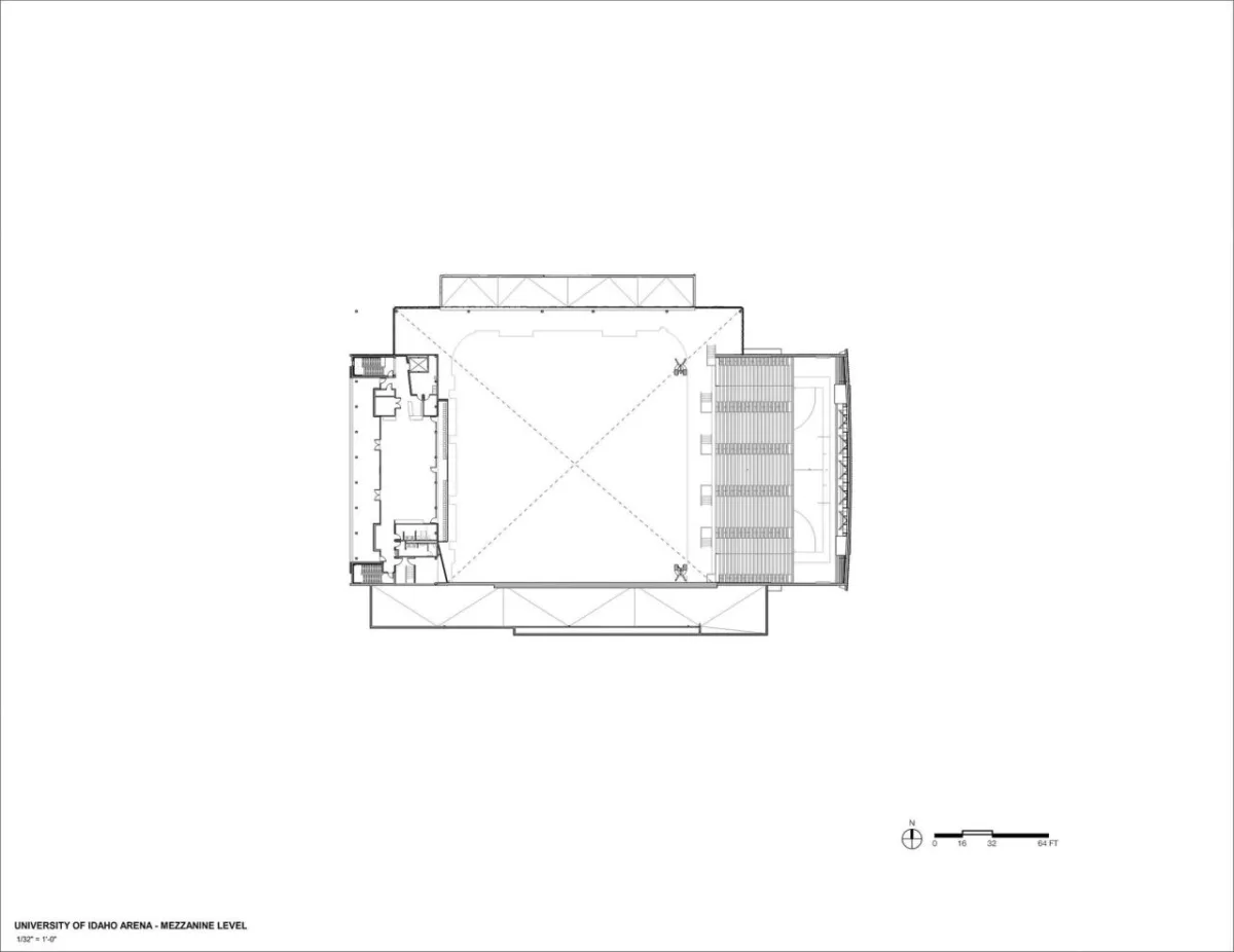 BIM建筑|爱达荷大学中央信用合作社体育馆 / Opsis Architecture