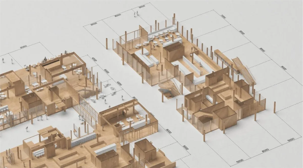 BIM建筑|普罗理想国集市 / a9a建筑设计事务所
