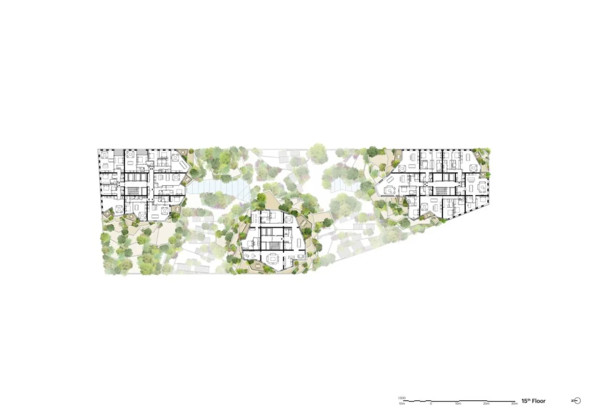 BIM建筑|“山谷”塔楼群 / MVRDV