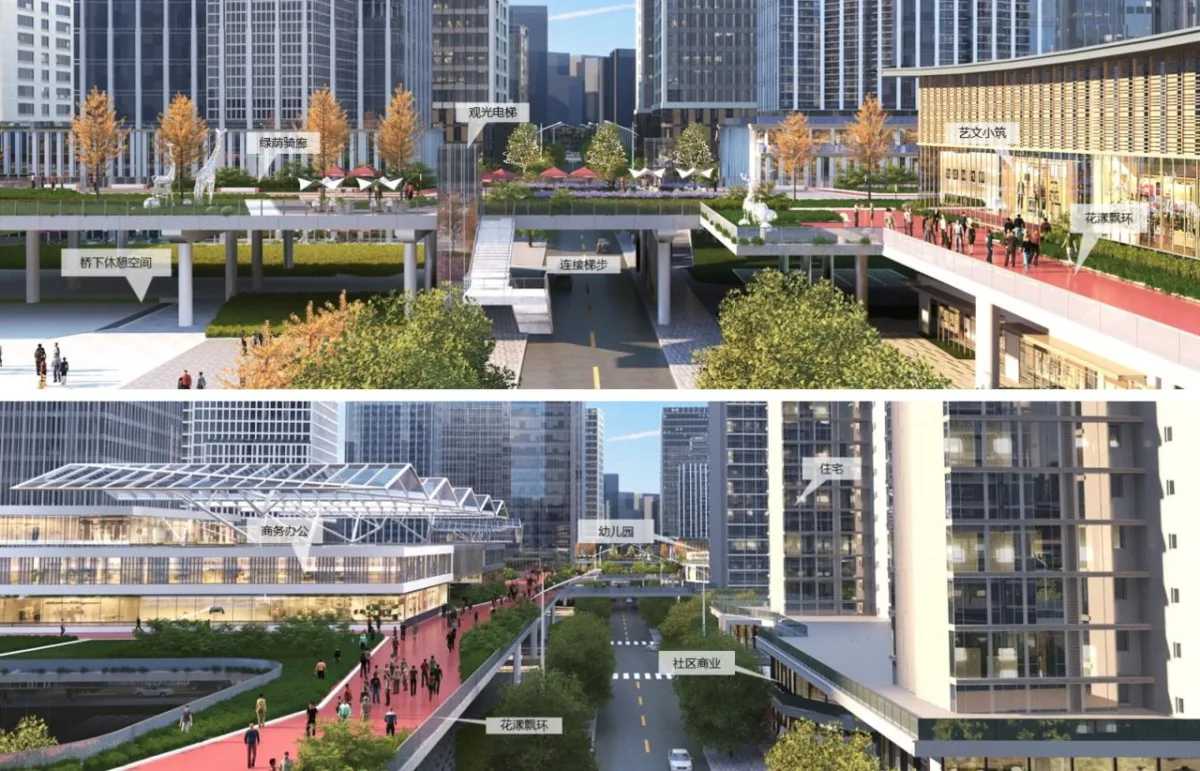 BIM建筑|广州海珠创新湾门户枢纽城市设计暨核心地块建筑概念设计 / 林同棪国际中国