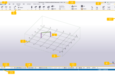 BIM问答|Tekla软件界面长啥样？Tekla Structures2022软件界面总体介绍-BIM建筑网