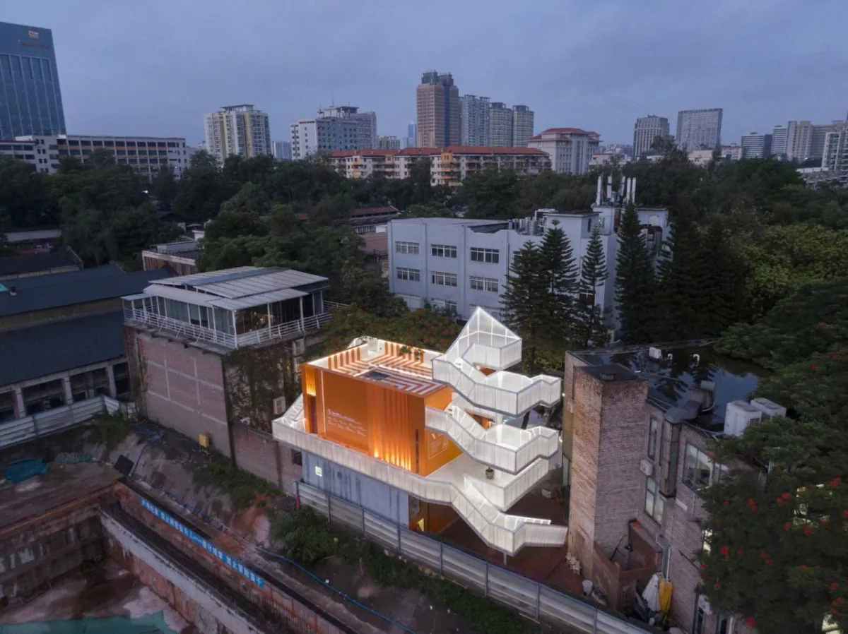 BIM建筑|工业遗址世界里的橙色糖果-未来社HOUSE / Wutopia Lab