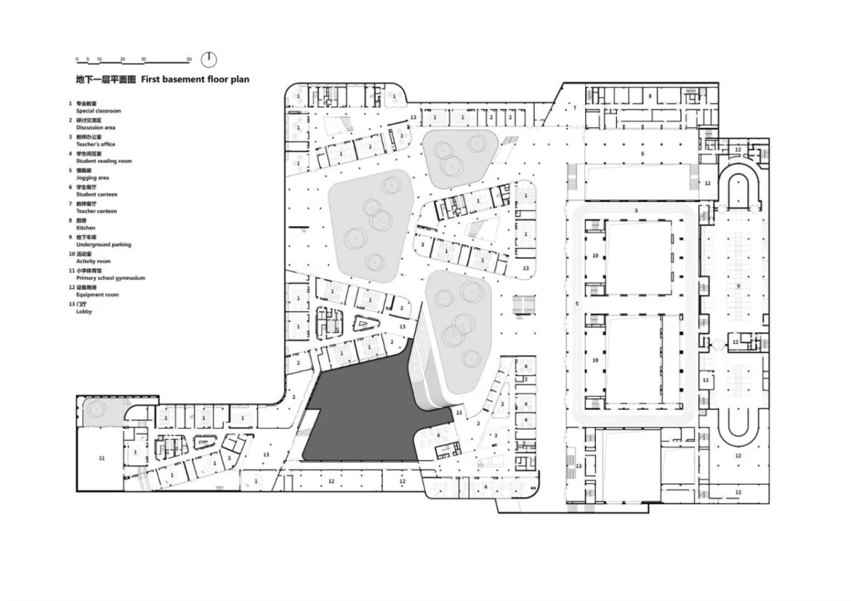BIM建筑|清华大学附属中学广华学校 / 北京市建筑设计研究院