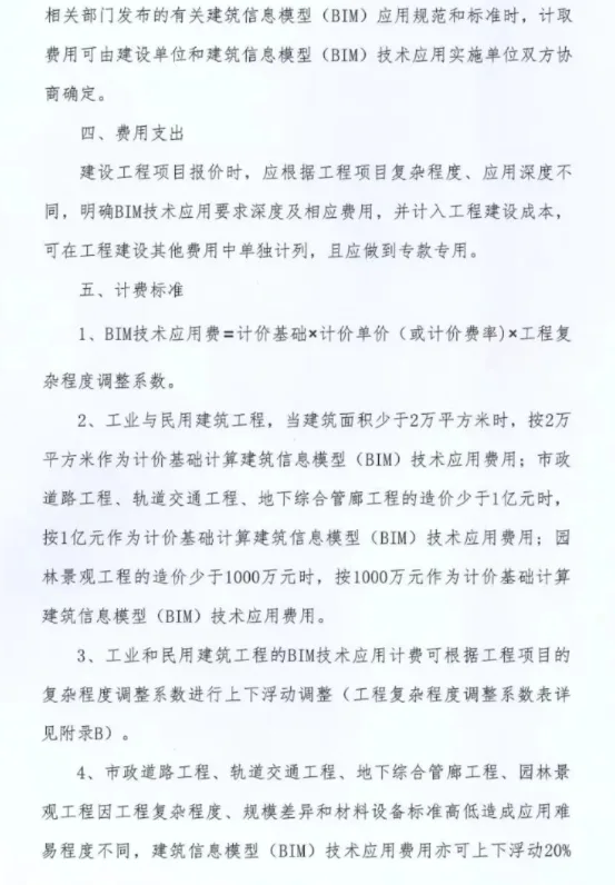 BIM问答|关于印发《福建省建筑信息模型(BIM)技术应用计费标准（试行）》的通知