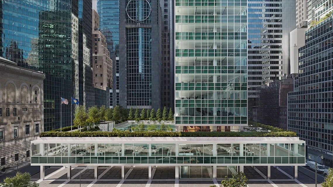 BIM建筑|SOM公布50年代利华大厦翻修计划