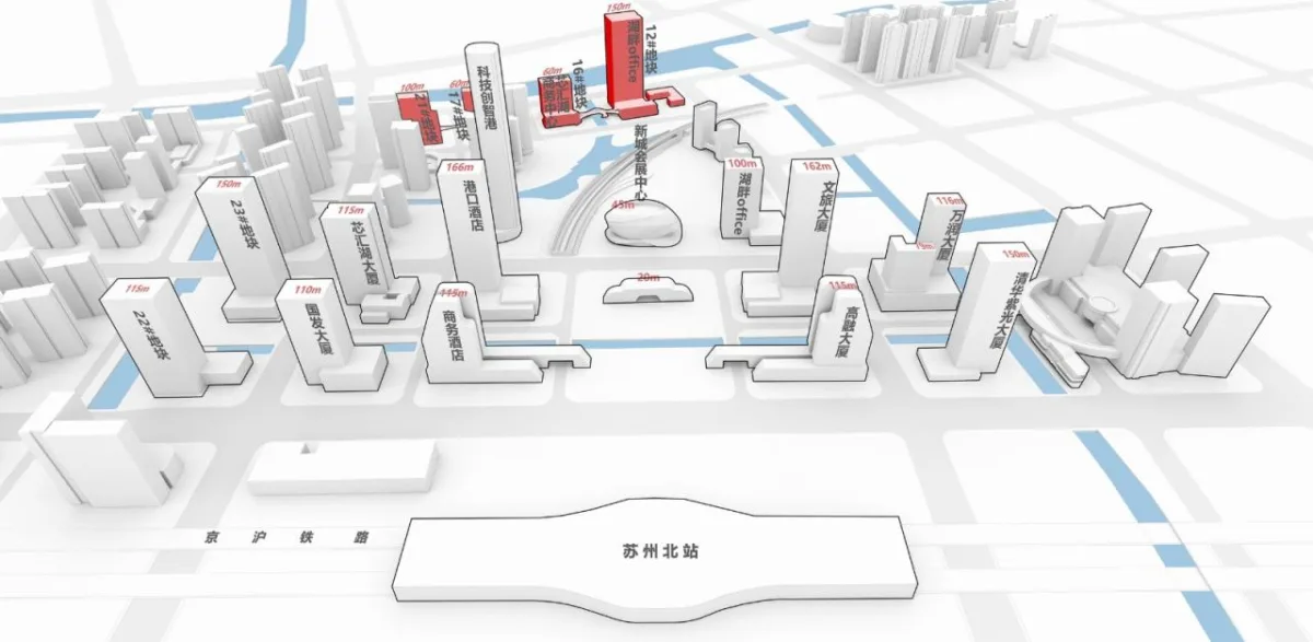 BIM建筑|Moc芯光里·苏州高铁新城复合商业街区 / 简和建筑