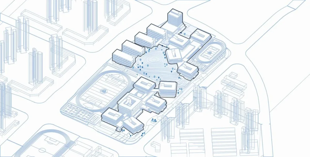 BIM建筑|台山市广旭实验学校 / 象外营造工作室
