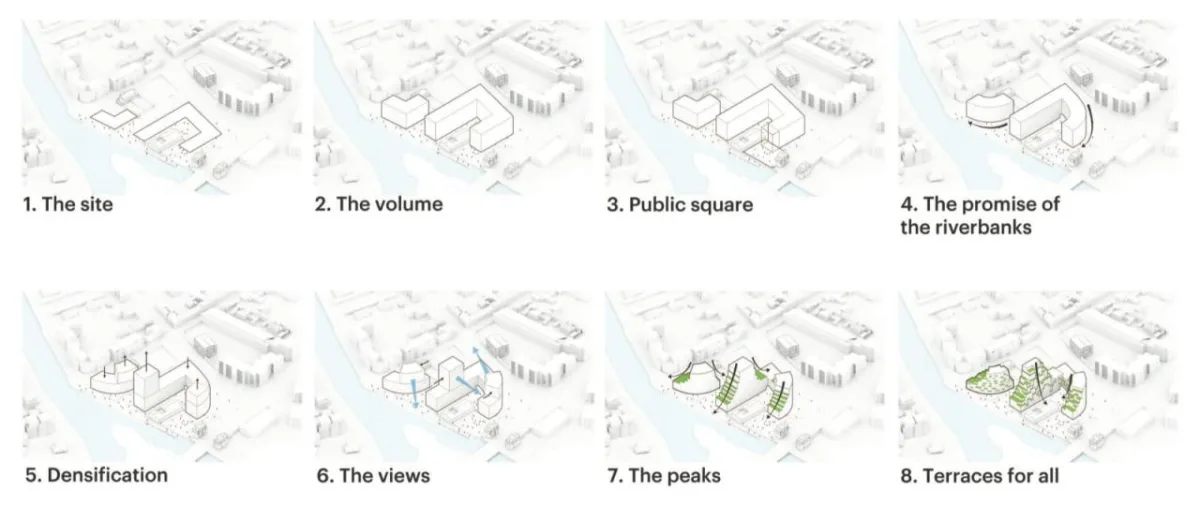 BIM建筑|景观住宅综合体 Ascension / MVRDV