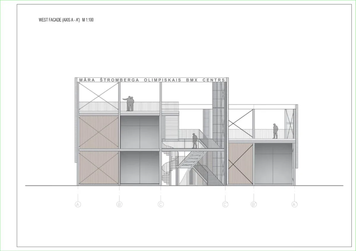 BIM建筑|奥运冠军 Maris Strombergs 的 BMX 赛道 / Balta Istaba