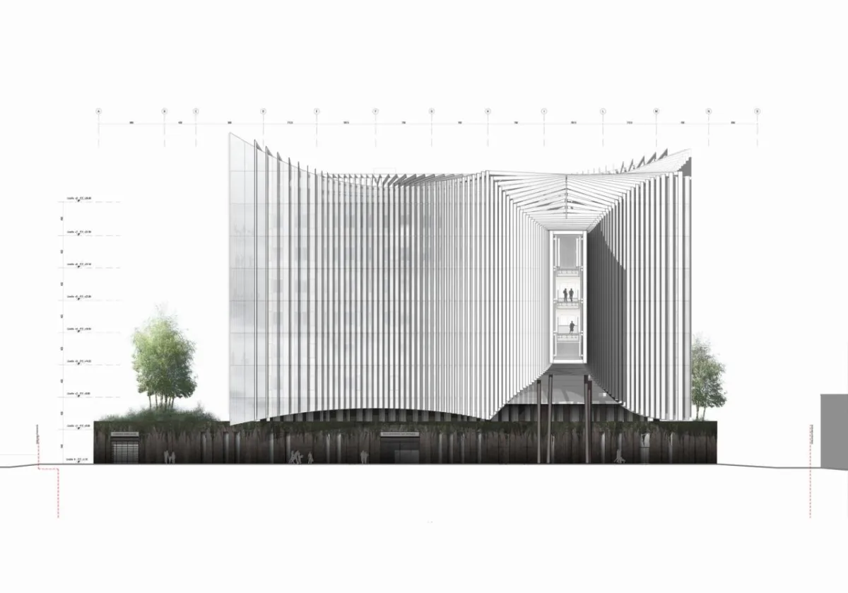BIM建筑|会吸霾的医院：米兰圣拉斐尔医院新外科和急救中心 / MCA建筑事务所