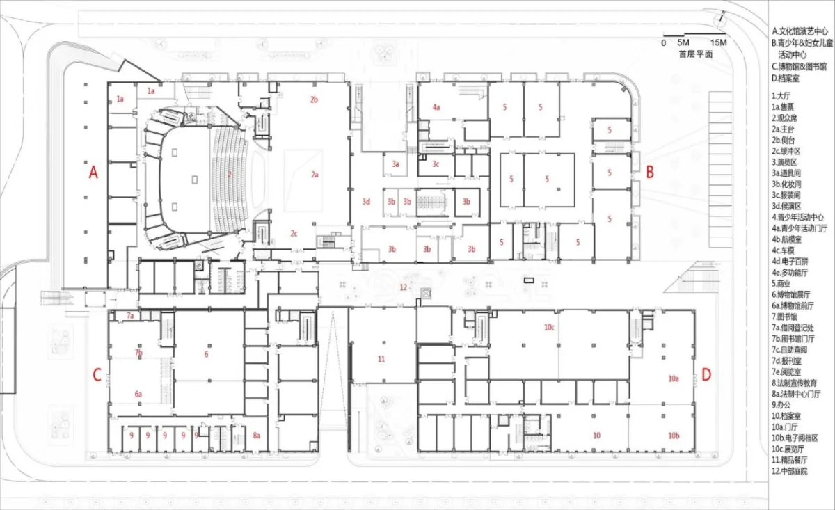 BIM建筑|响水文化艺术中心 / ATAH介景建筑