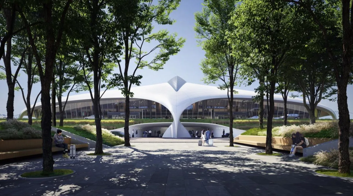 BIM建筑|“山中飞鸟”：浙江丽水机场设计 / 马岩松MAD